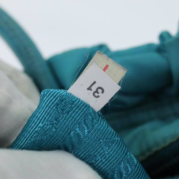 PRADA Nylon 2 Way Hand Bag Turquoise Blue Auth 80110 - Picture 11 of 16